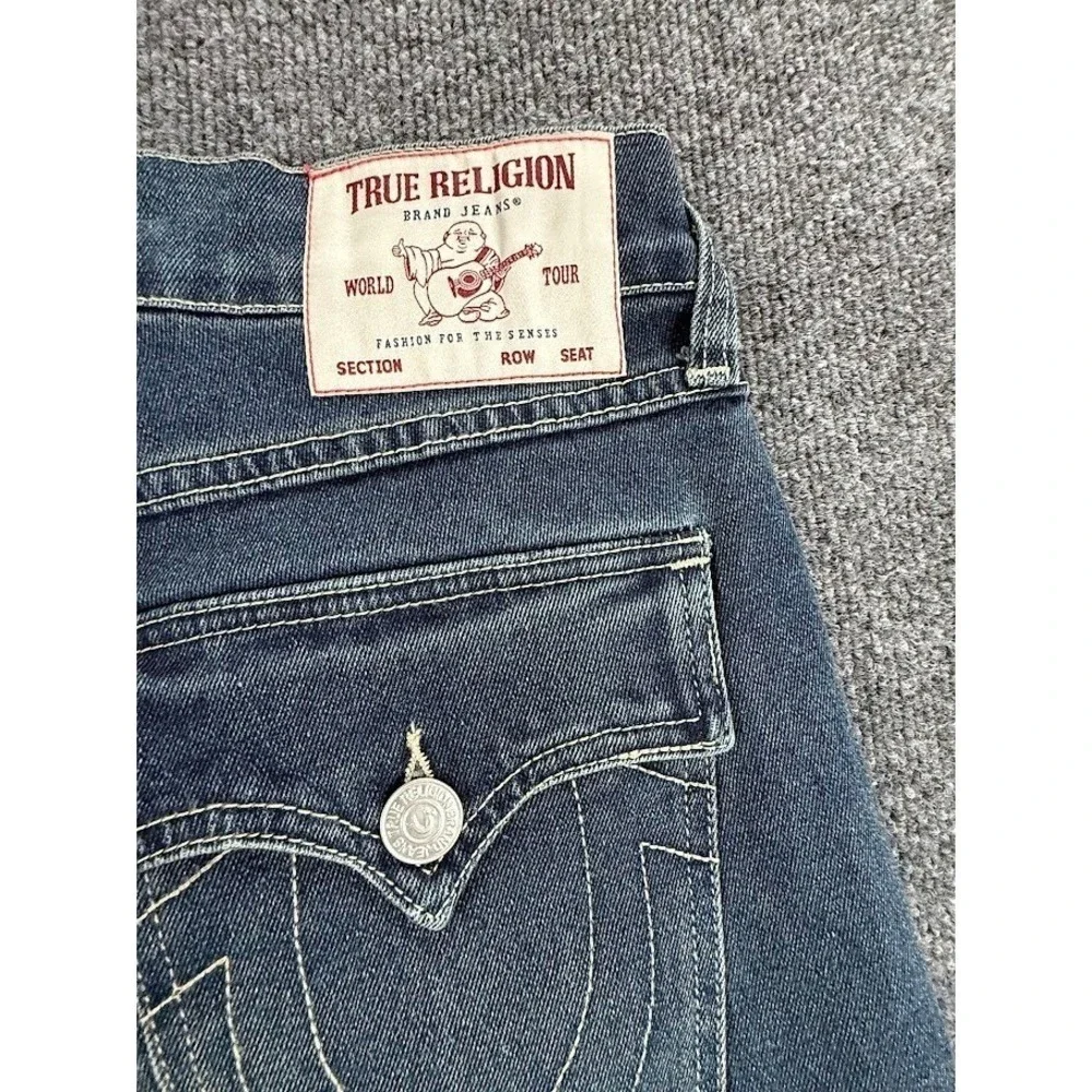 True Religion Ricky Relaxed Straight 30x34 Jeans Dark Woodland Wash NWT 700645